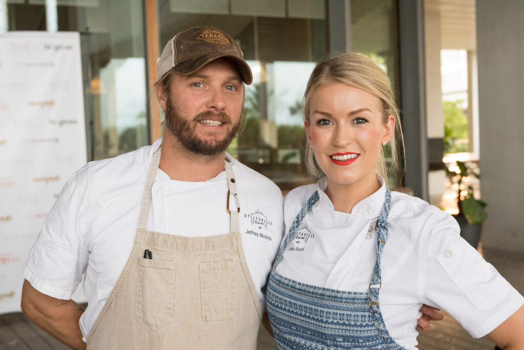 Chef Jeff McInnis and Chef Janine Booth